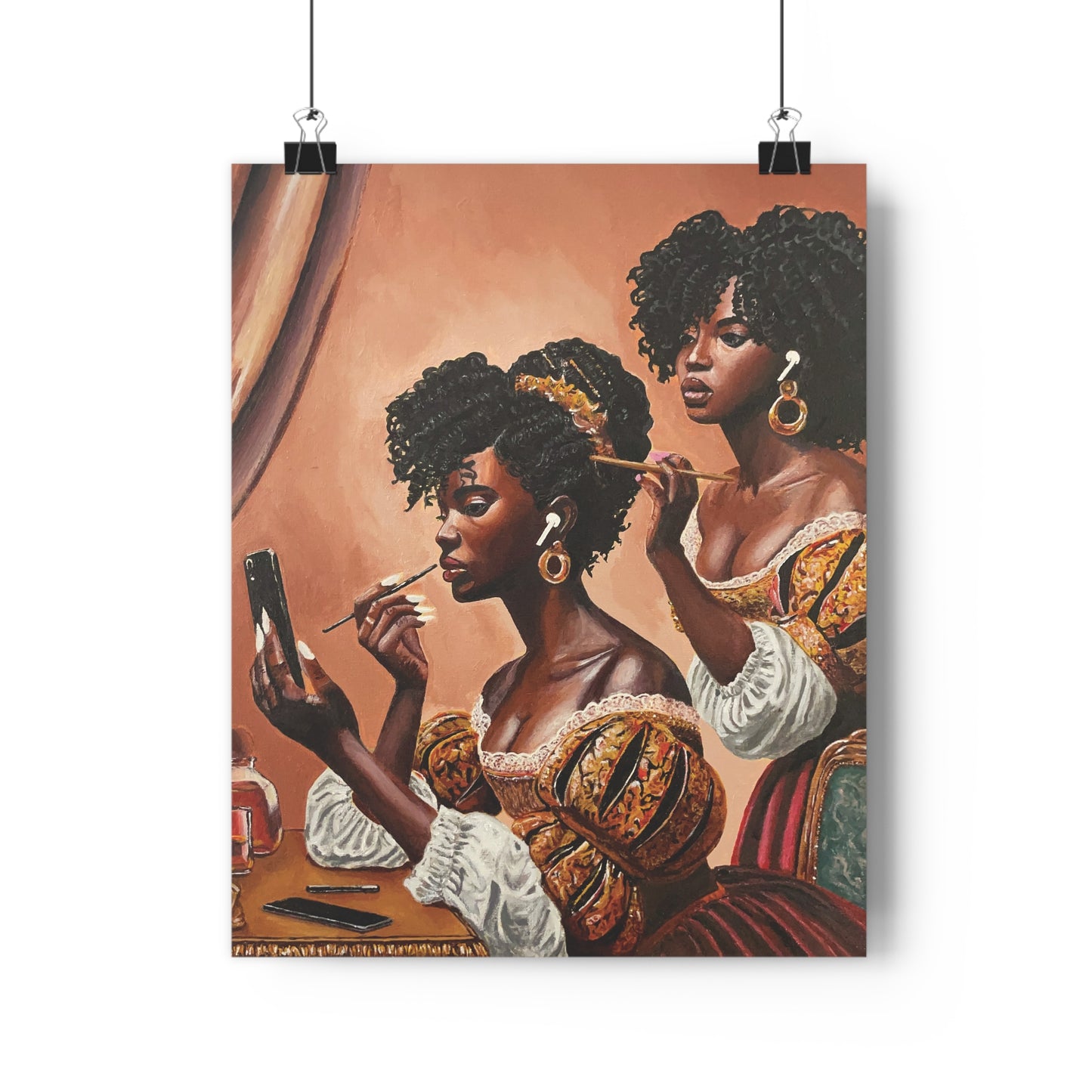 Fashionably Late Giclee Art Print