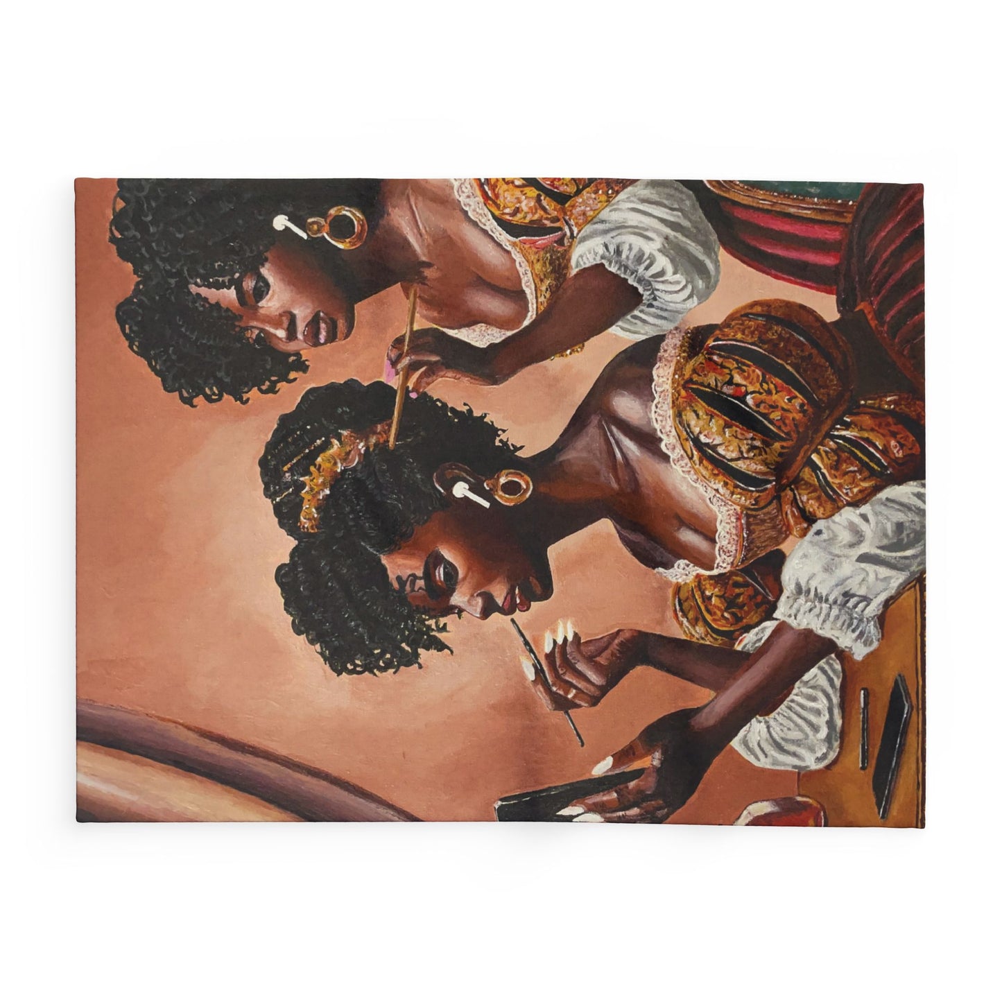 Fashionably Late Arctic Fleece Blanket