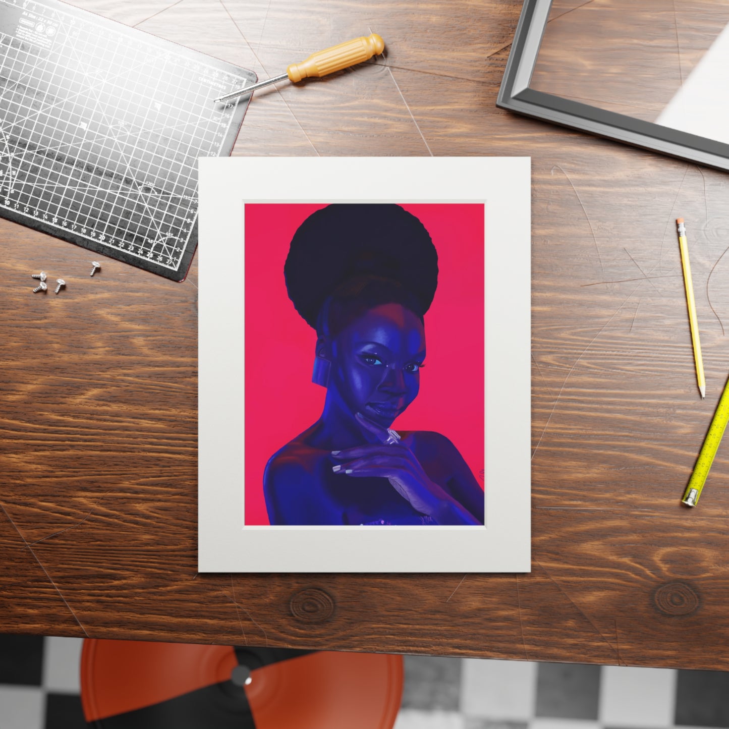 Danai Fine Art Prints (Passepartout Paper Frame)