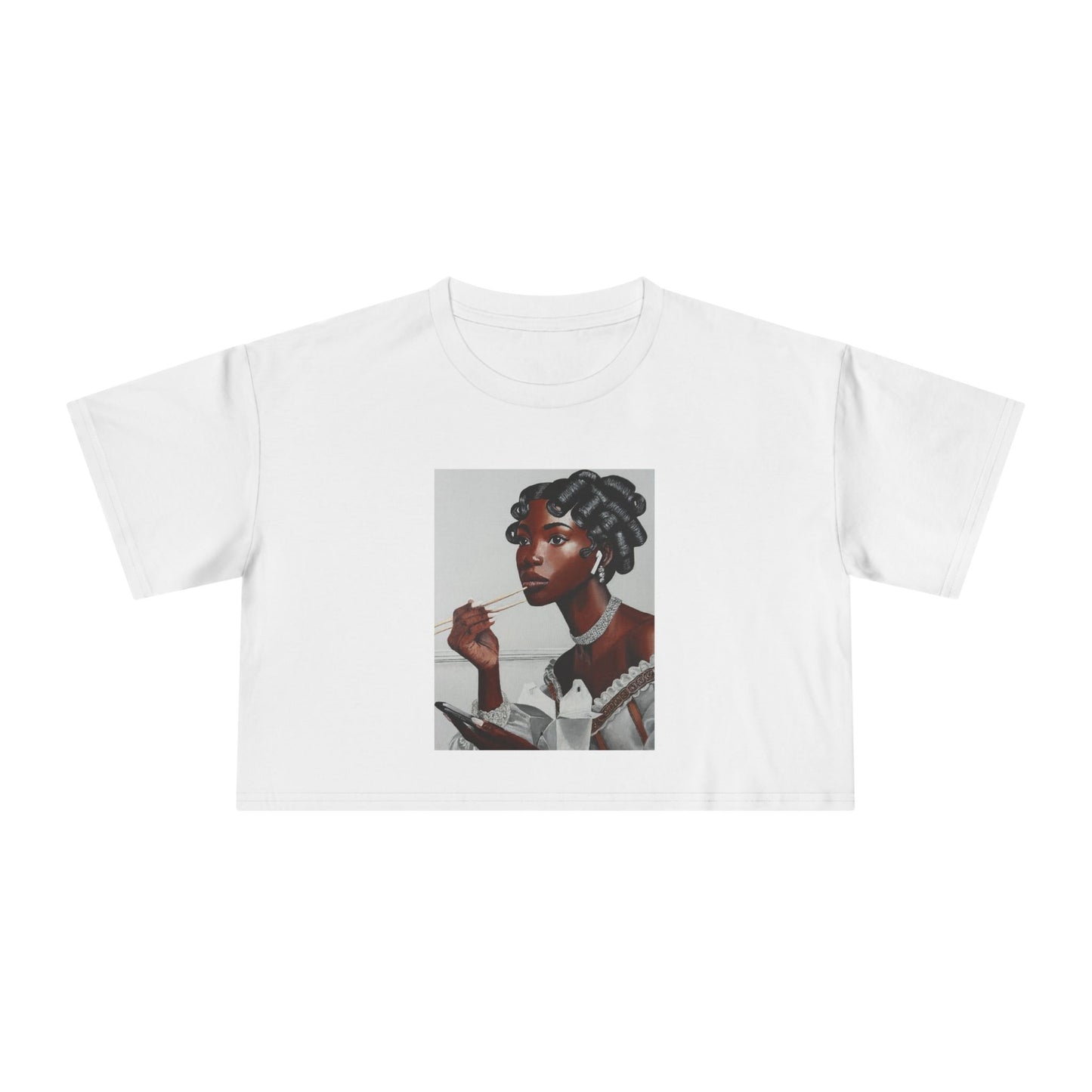 Our Lady of Leftovers Women's Crop Tee