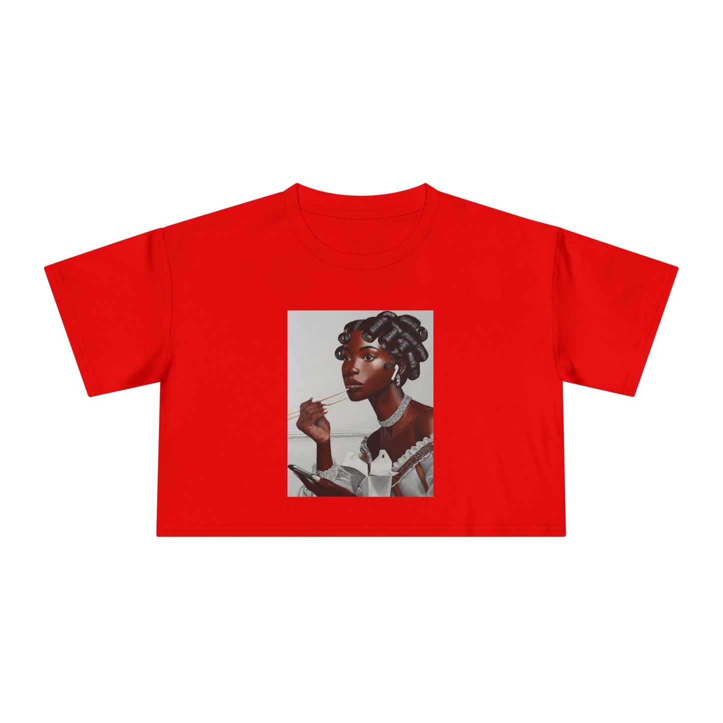 Our Lady of Leftovers Women's Crop Tee