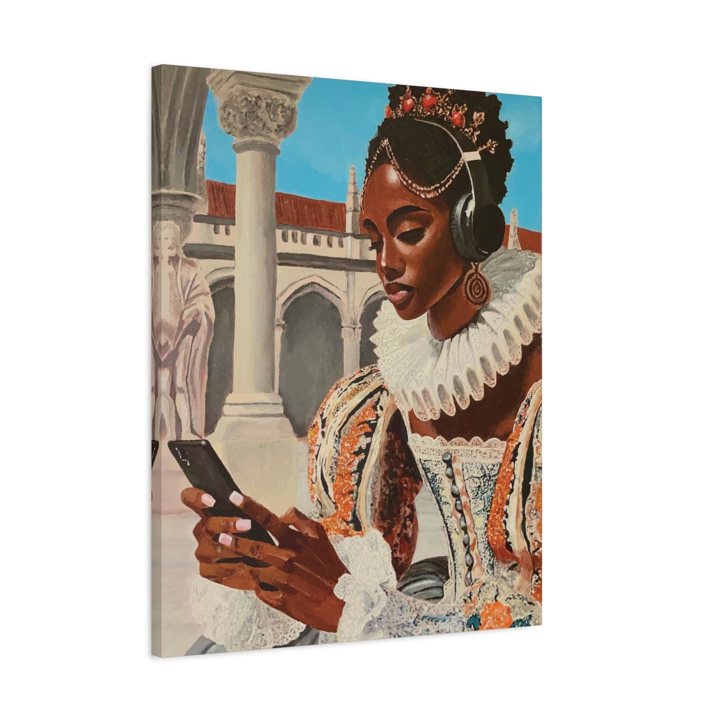 The Queen's Scroll Matte Canvas, Stretched