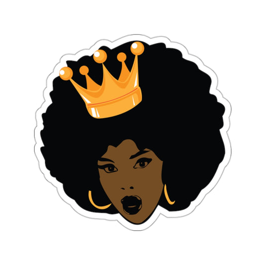 Black Queen Kiss-Cut Stickers