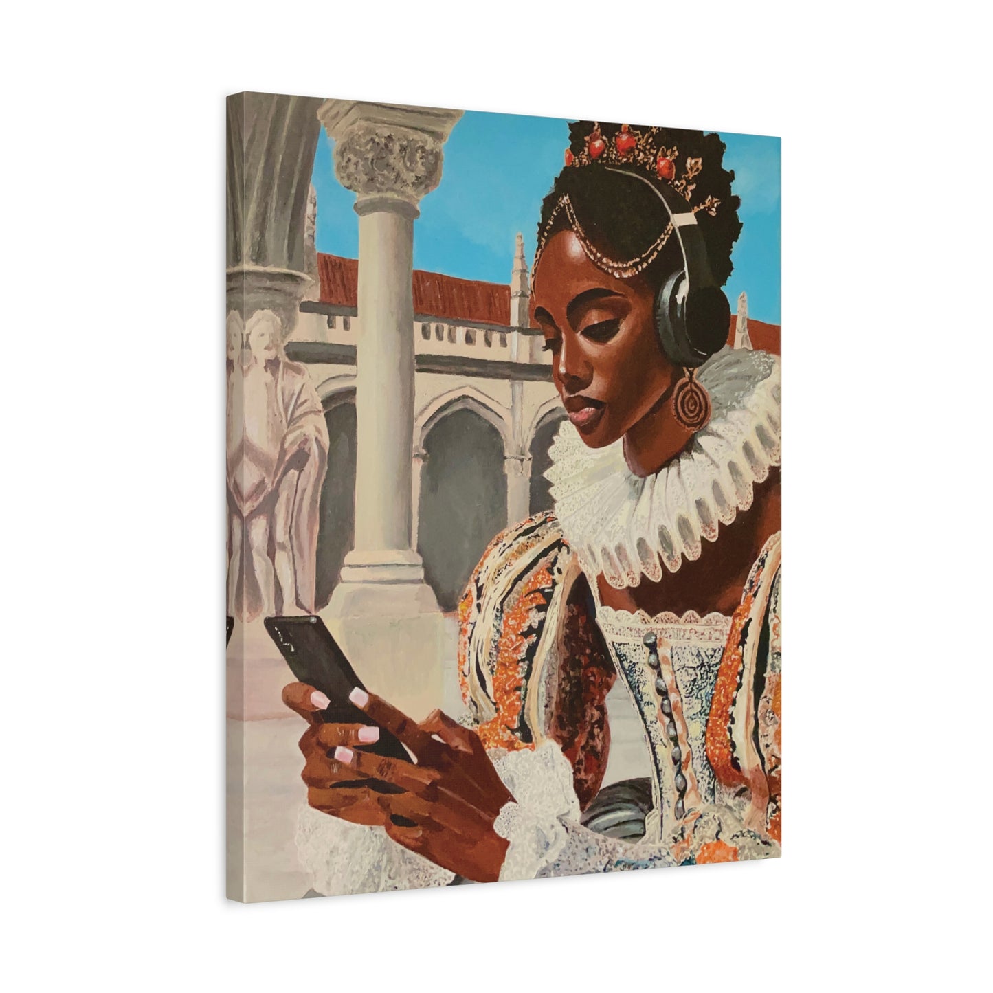 The Queen's Scroll Matte Canvas, Stretched