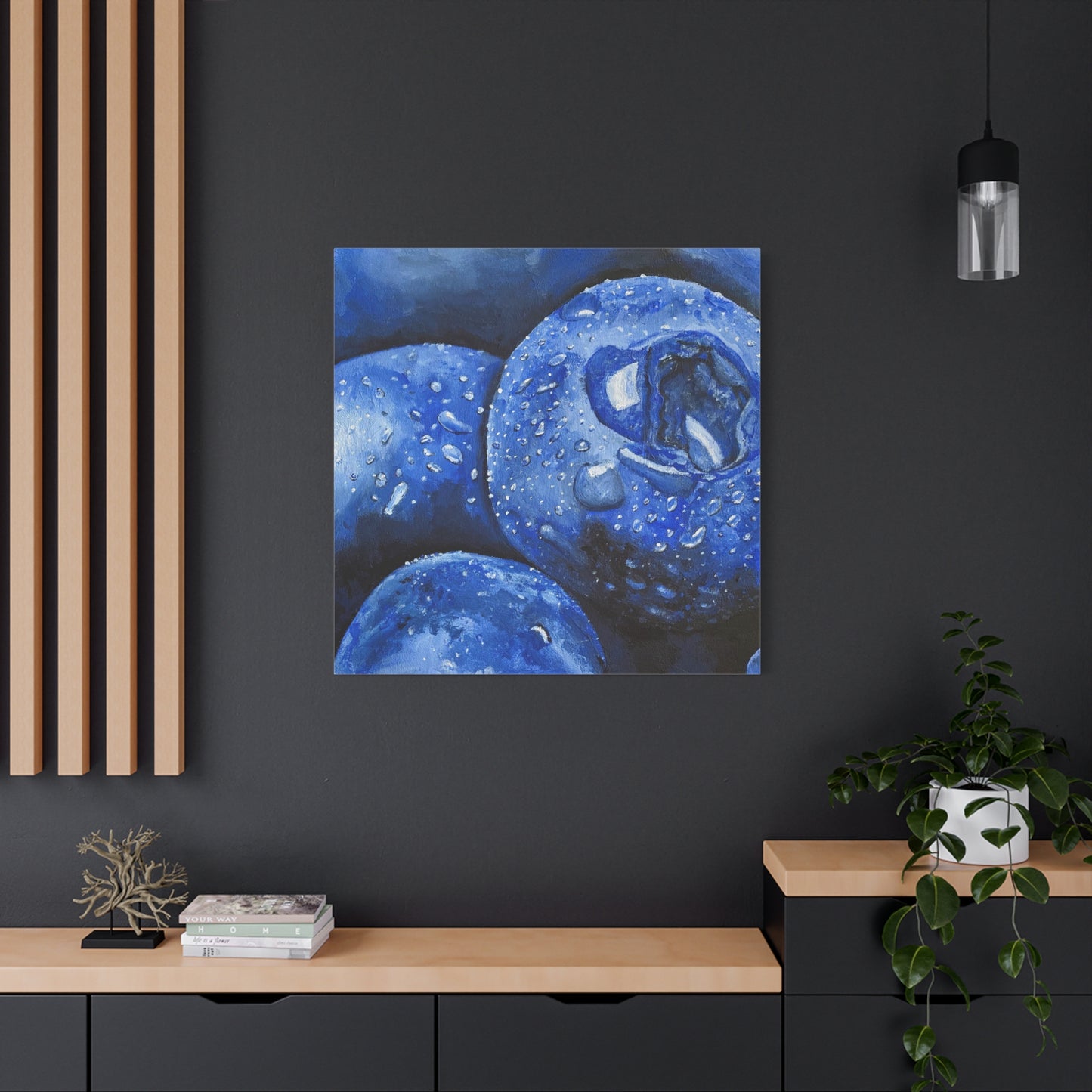 Blueberry Delight Matte Canvas, Stretched, 1.25"