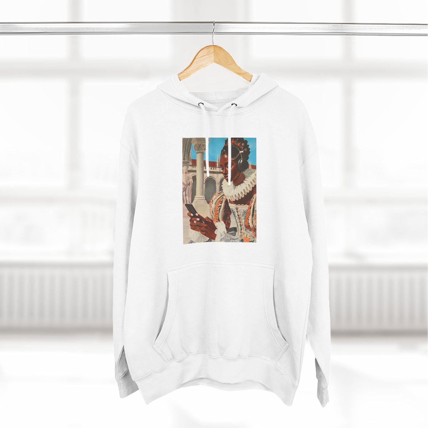 The Queen's Scroll Three-Panel Fleece Hoodie