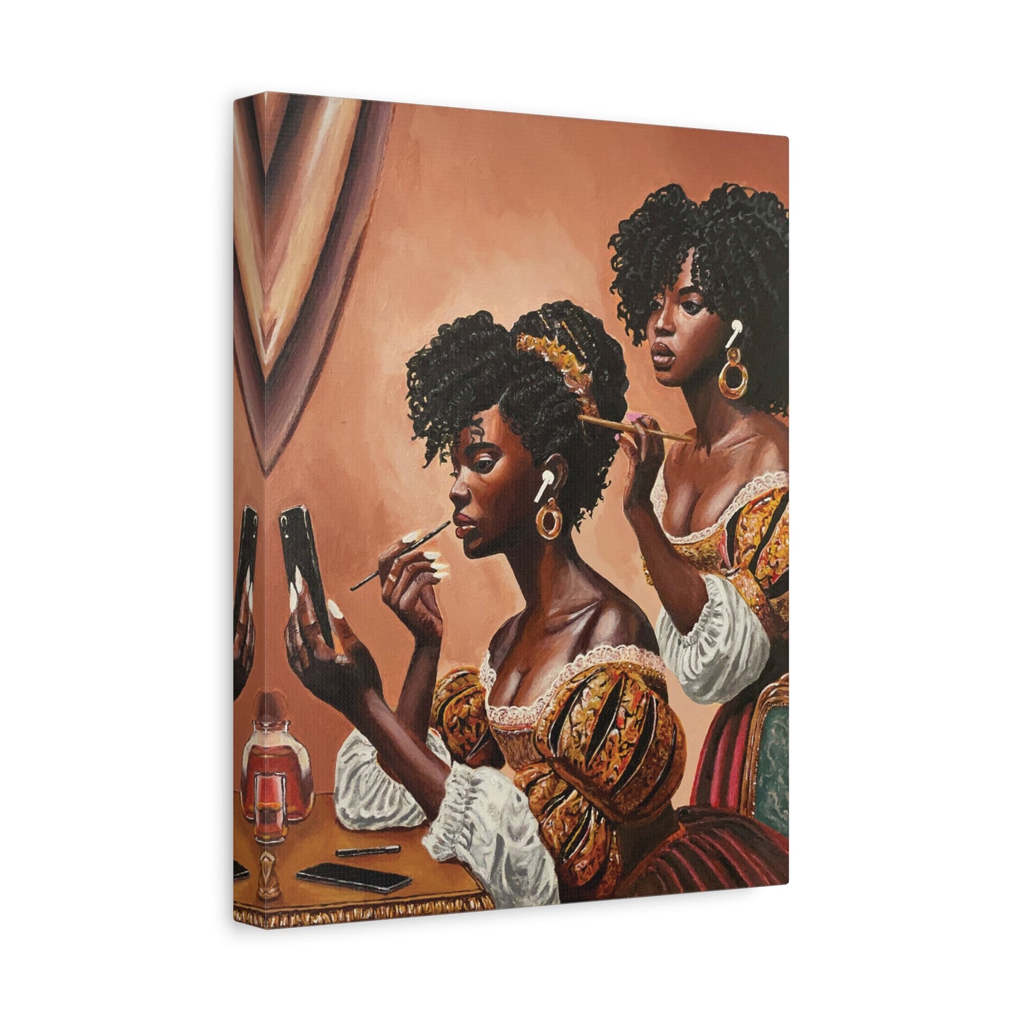 Fashionably Late Matte Canvas, Stretched
