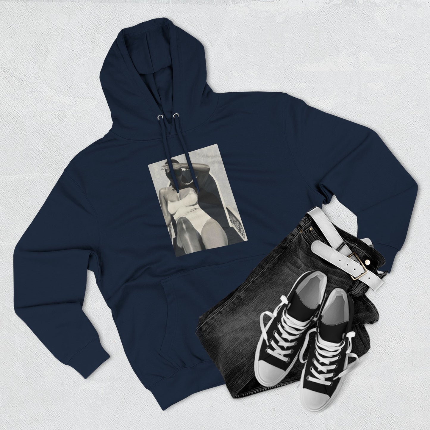 Tracee Three-Panel Fleece Hoodie