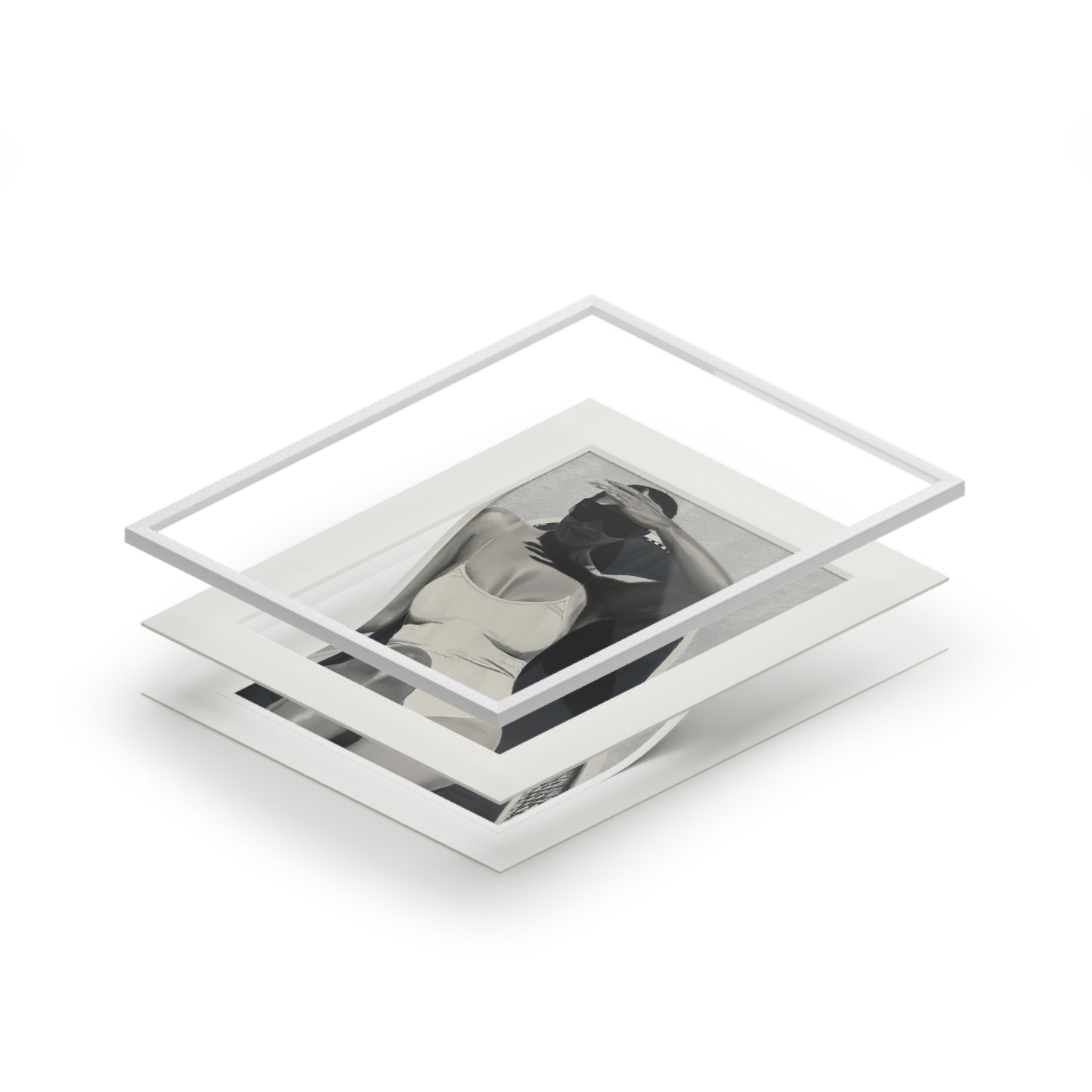 Tracee Fine Art Prints (Passepartout Paper Frame)