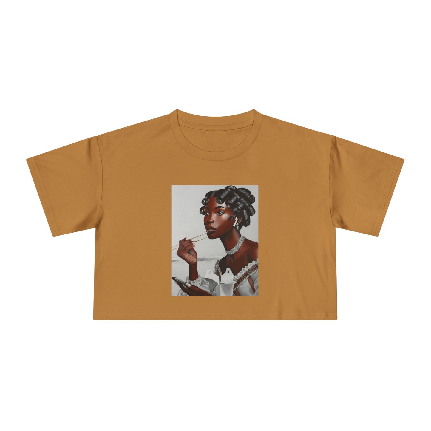 Our Lady of Leftovers Women's Crop Tee