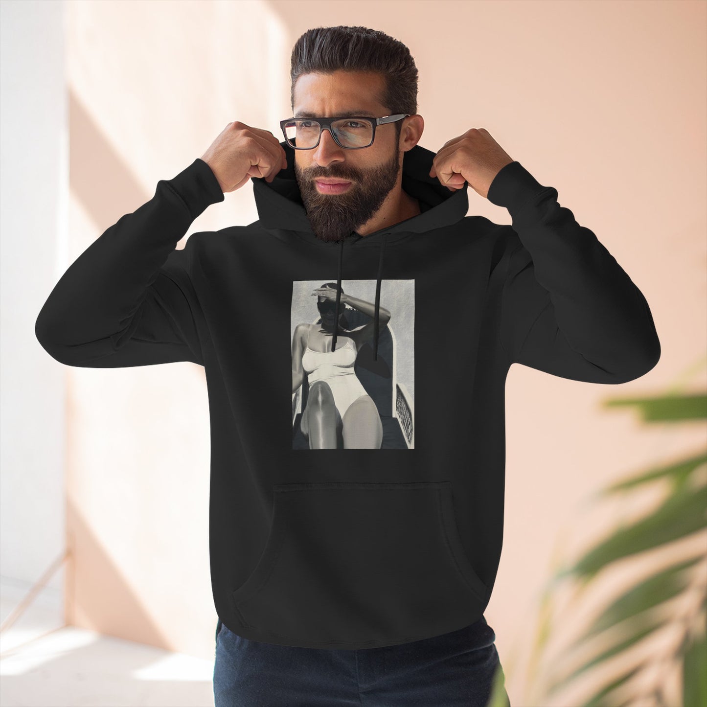 Tracee Three-Panel Fleece Hoodie