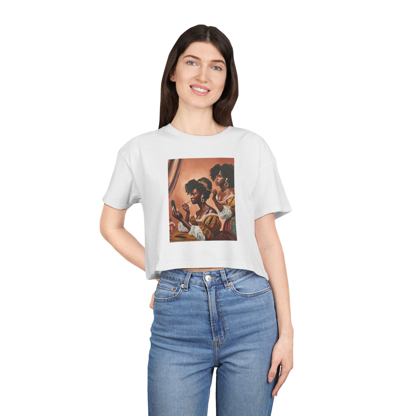Fashionably Late Women's Crop Tee