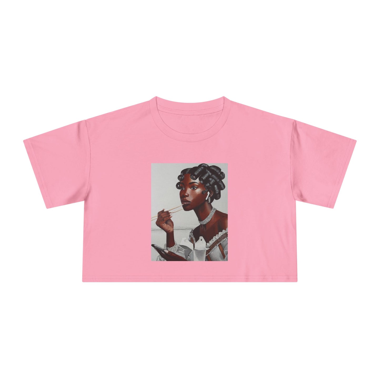 Our Lady of Leftovers Women's Crop Tee
