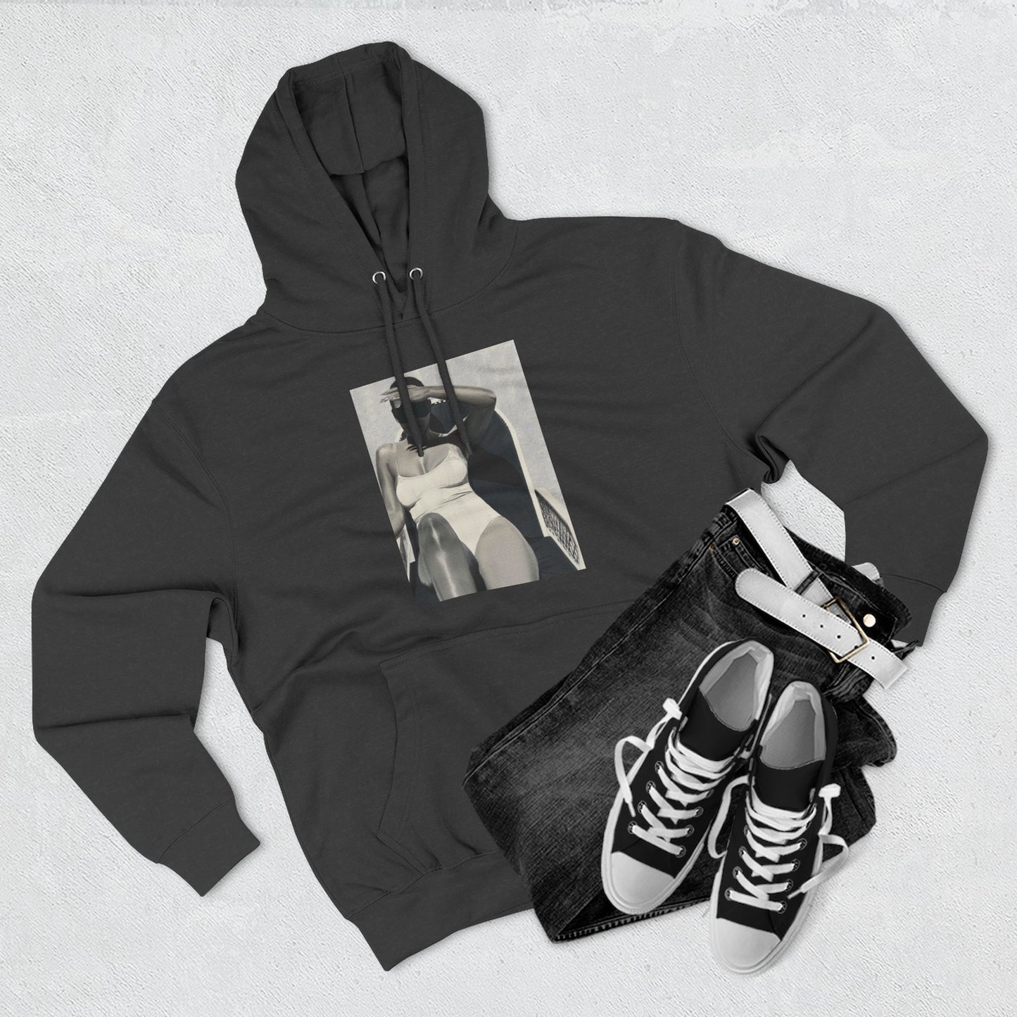 Tracee Three-Panel Fleece Hoodie