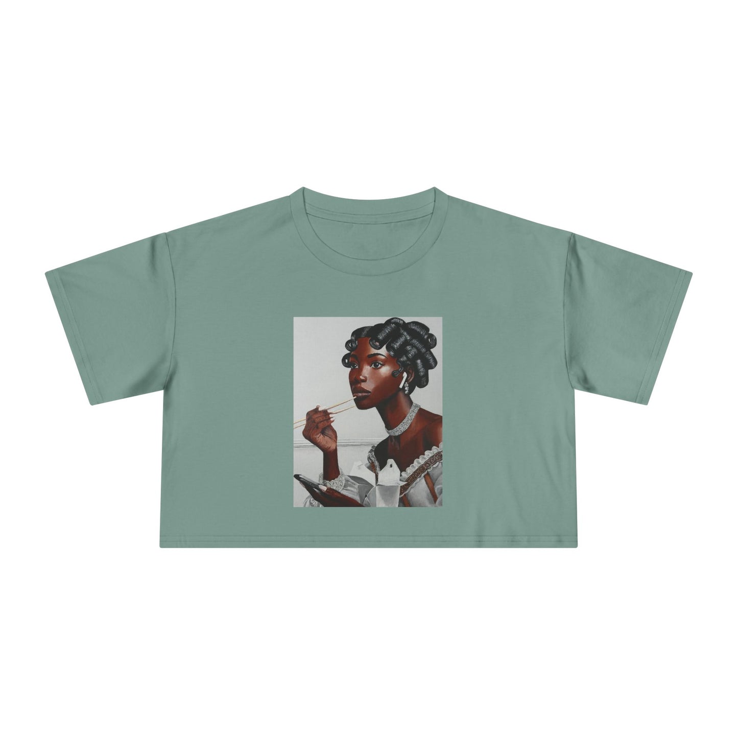 Our Lady of Leftovers Women's Crop Tee