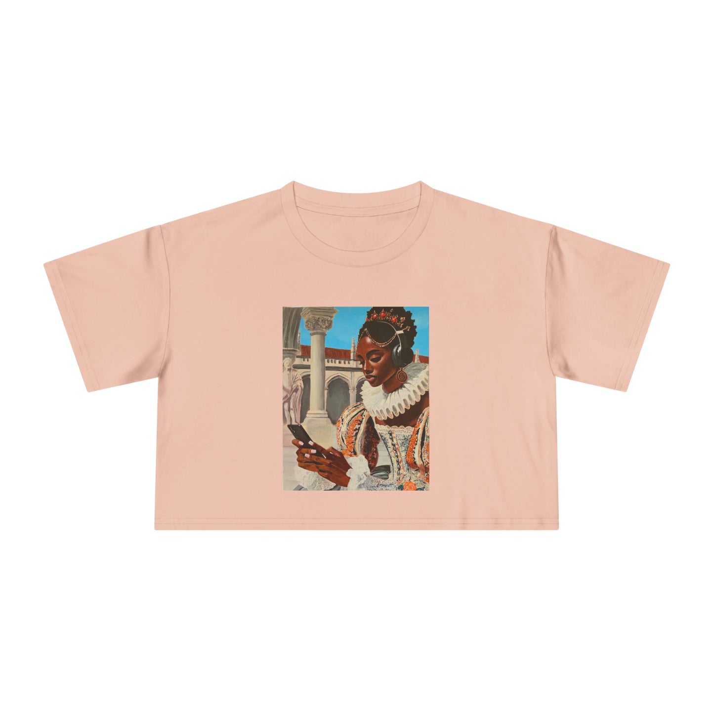 The Queen's Scroll Women's Crop Tee
