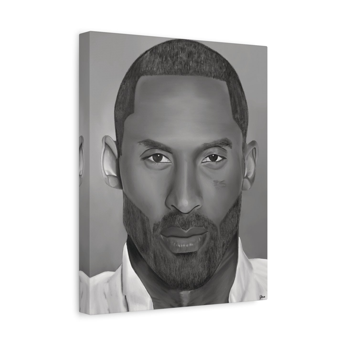 Black Mamba Matte Canvas, Stretched