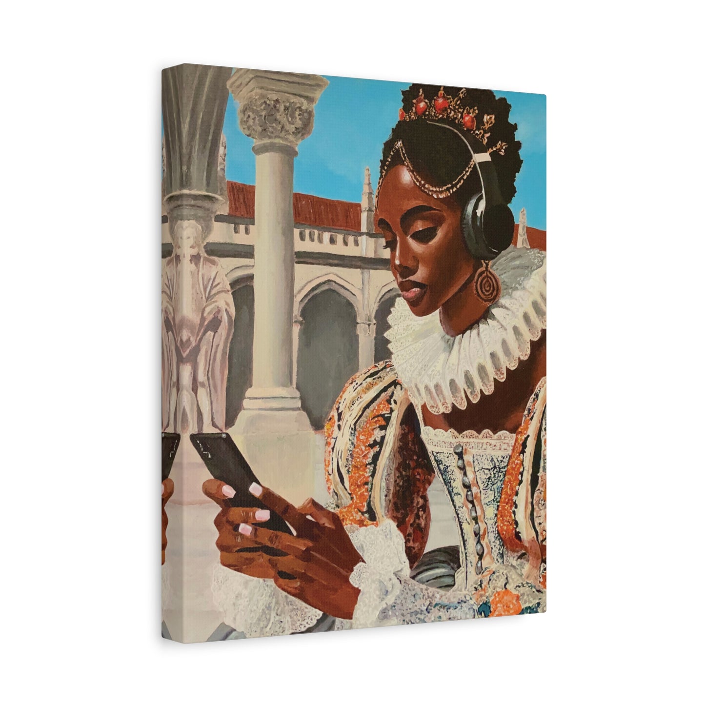 The Queen's Scroll Matte Canvas, Stretched