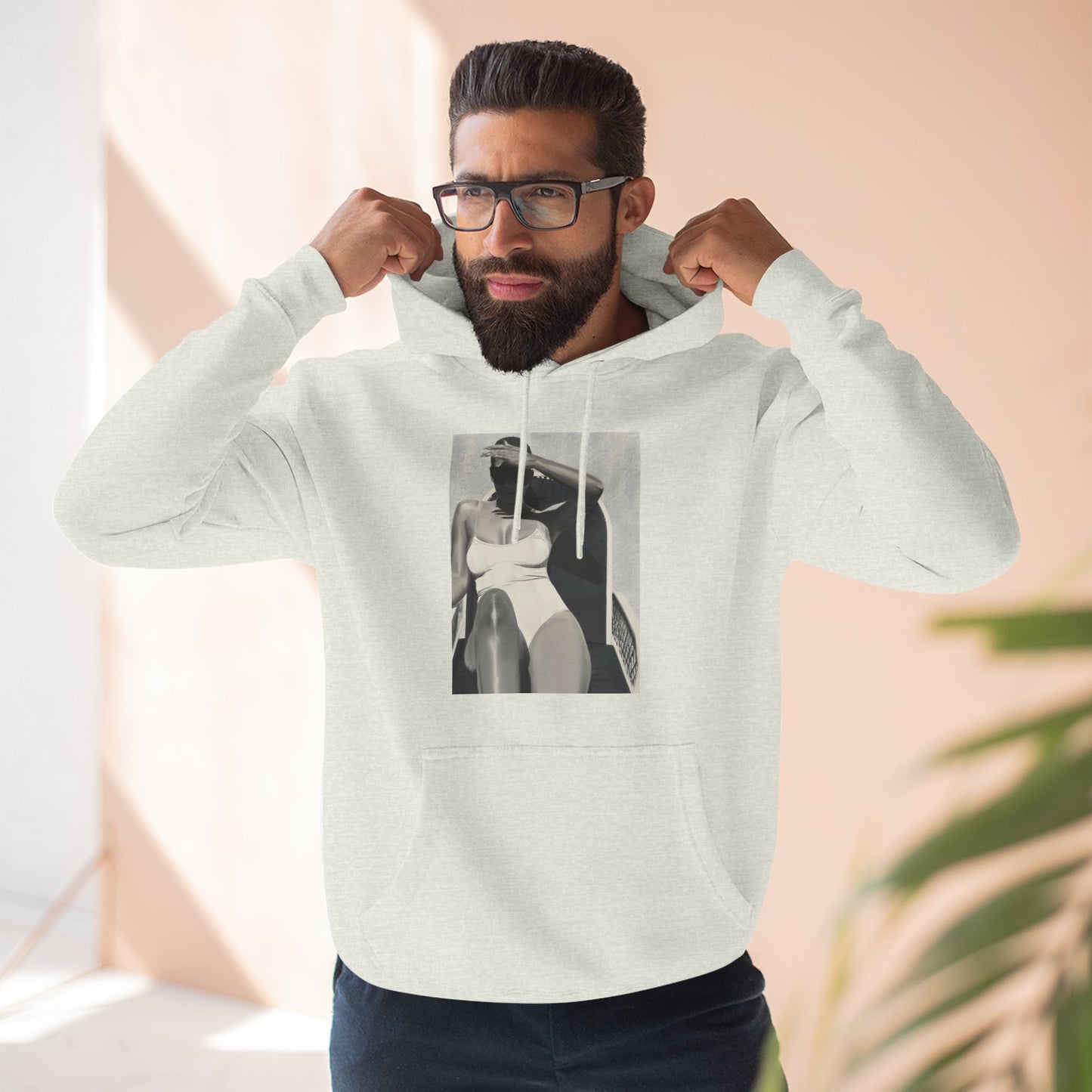 Tracee Three-Panel Fleece Hoodie
