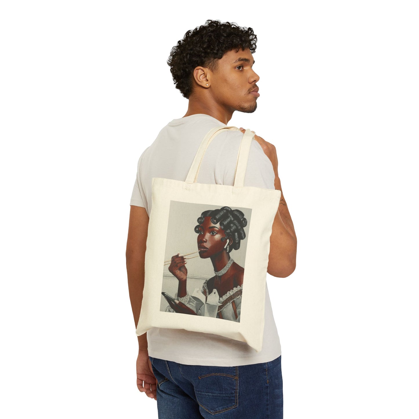 Our Lady of Leftovers Cotton Canvas Tote Bag