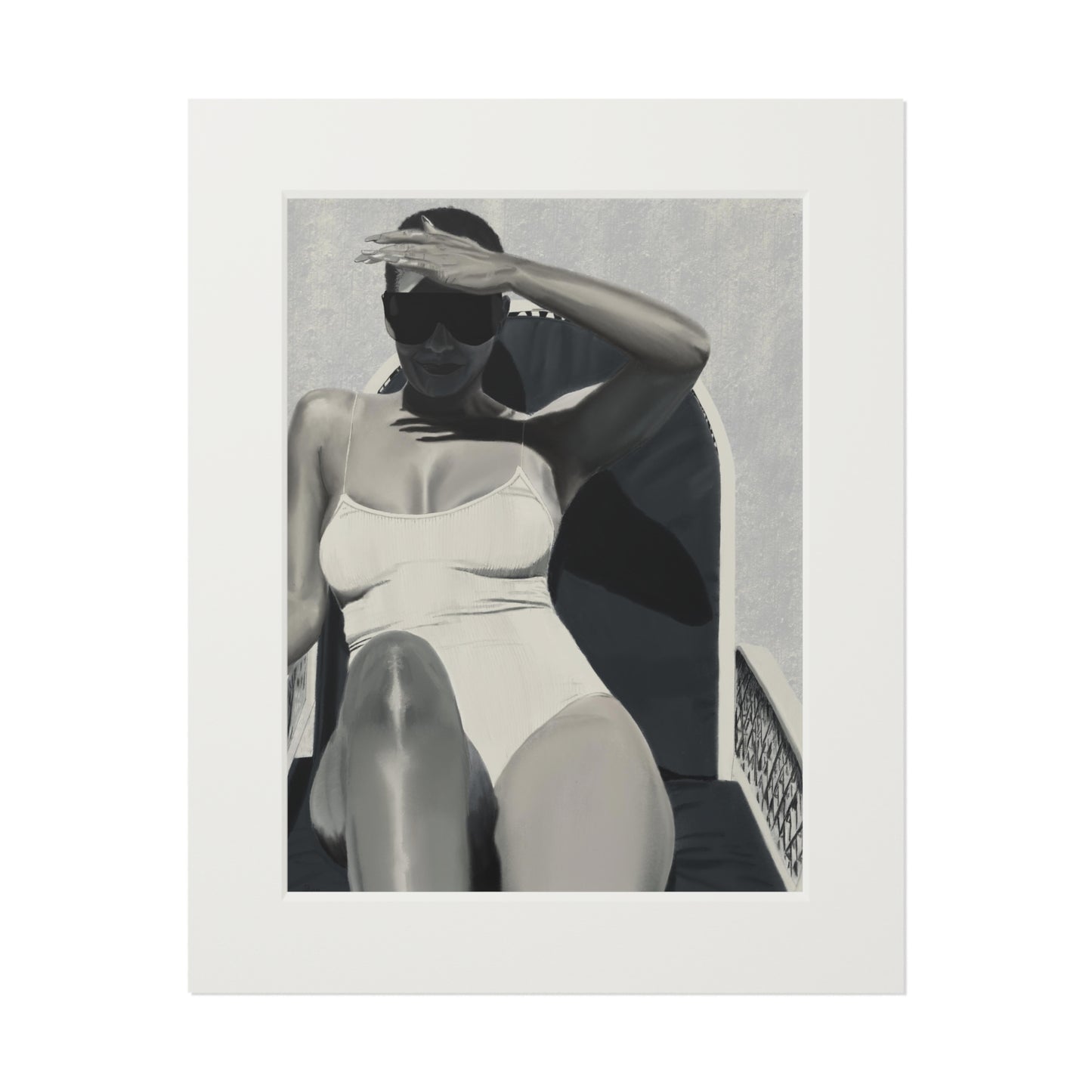 Tracee Fine Art Prints (Passepartout Paper Frame)