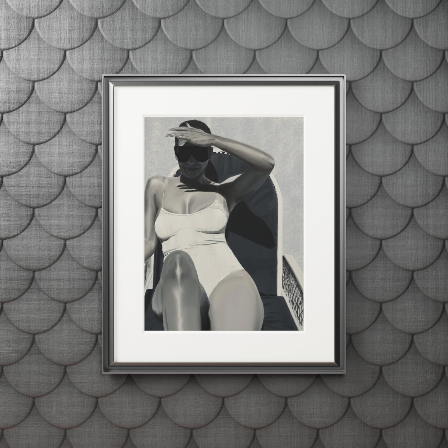 Tracee Fine Art Prints (Passepartout Paper Frame)