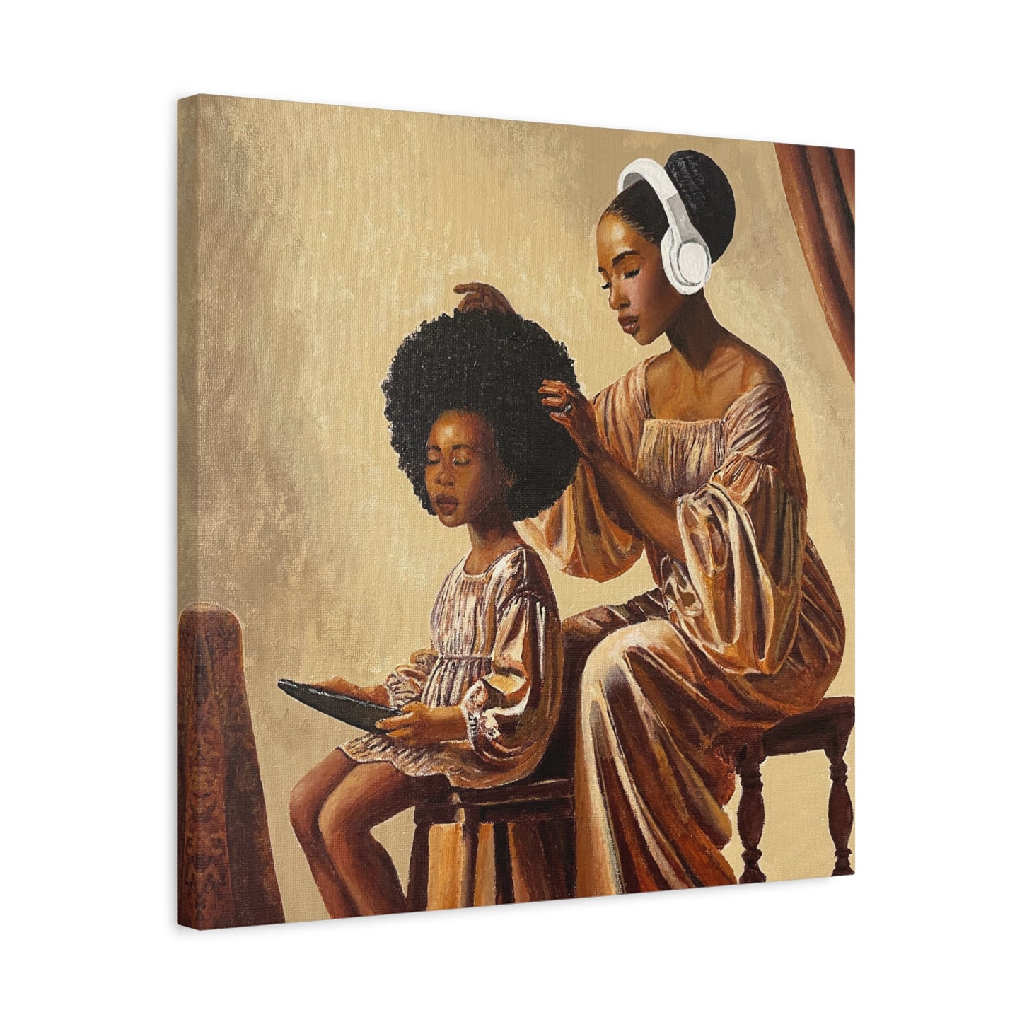 Crown Work Matte Canvas, Stretched, 1.25"