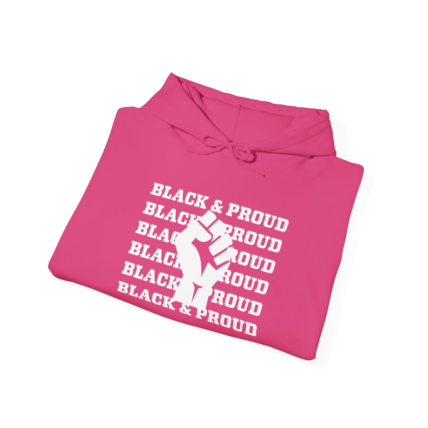 Black and Proud Unisex Heavy Blend™ Hooded Sweatshirt