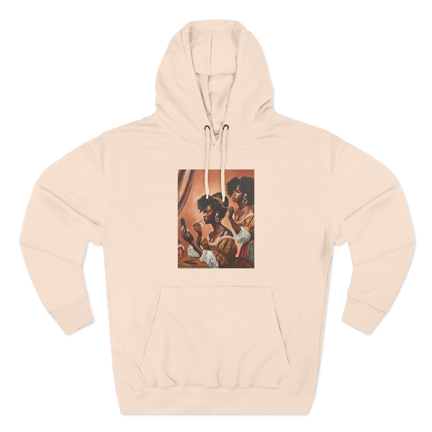 Fashionably Late Three-Panel Fleece Hoodie