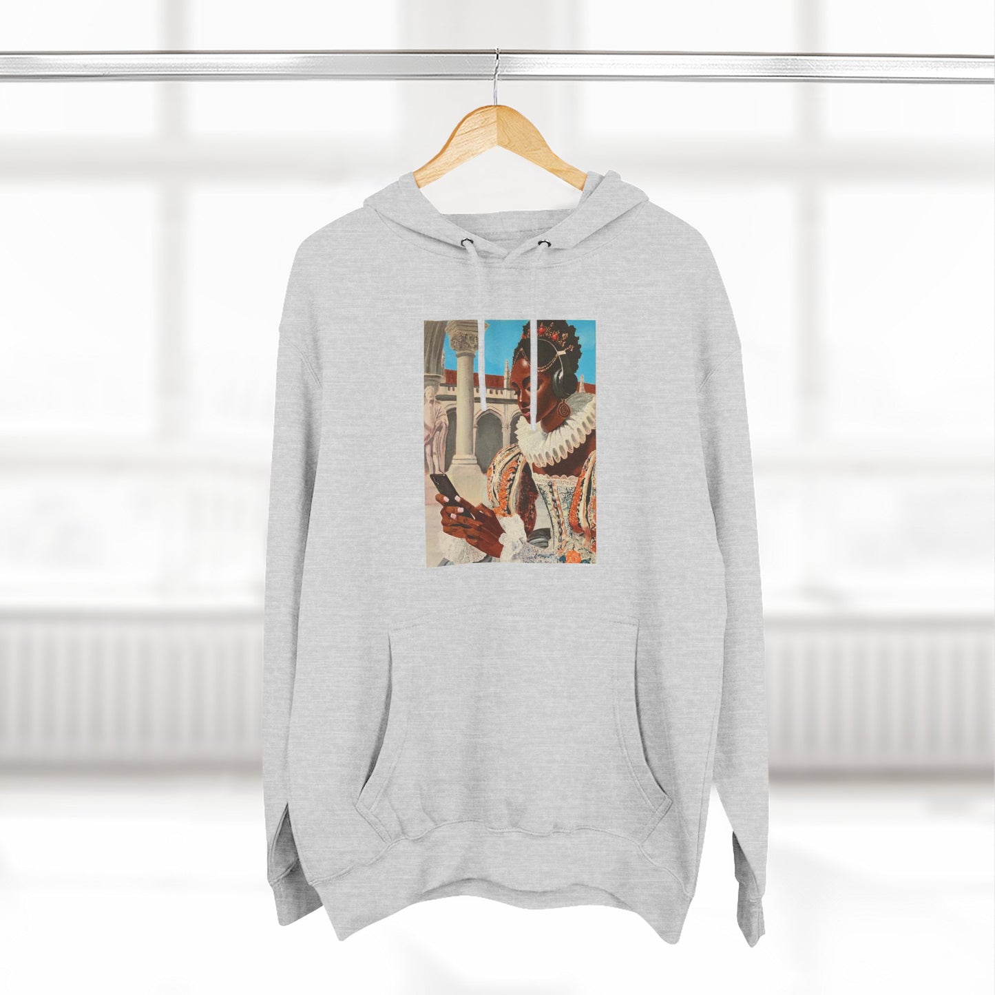 The Queen's Scroll Three-Panel Fleece Hoodie