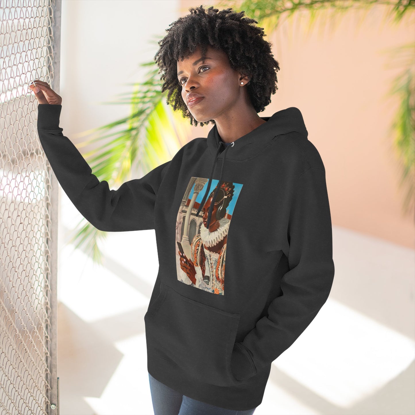 The Queen's Scroll Three-Panel Fleece Hoodie