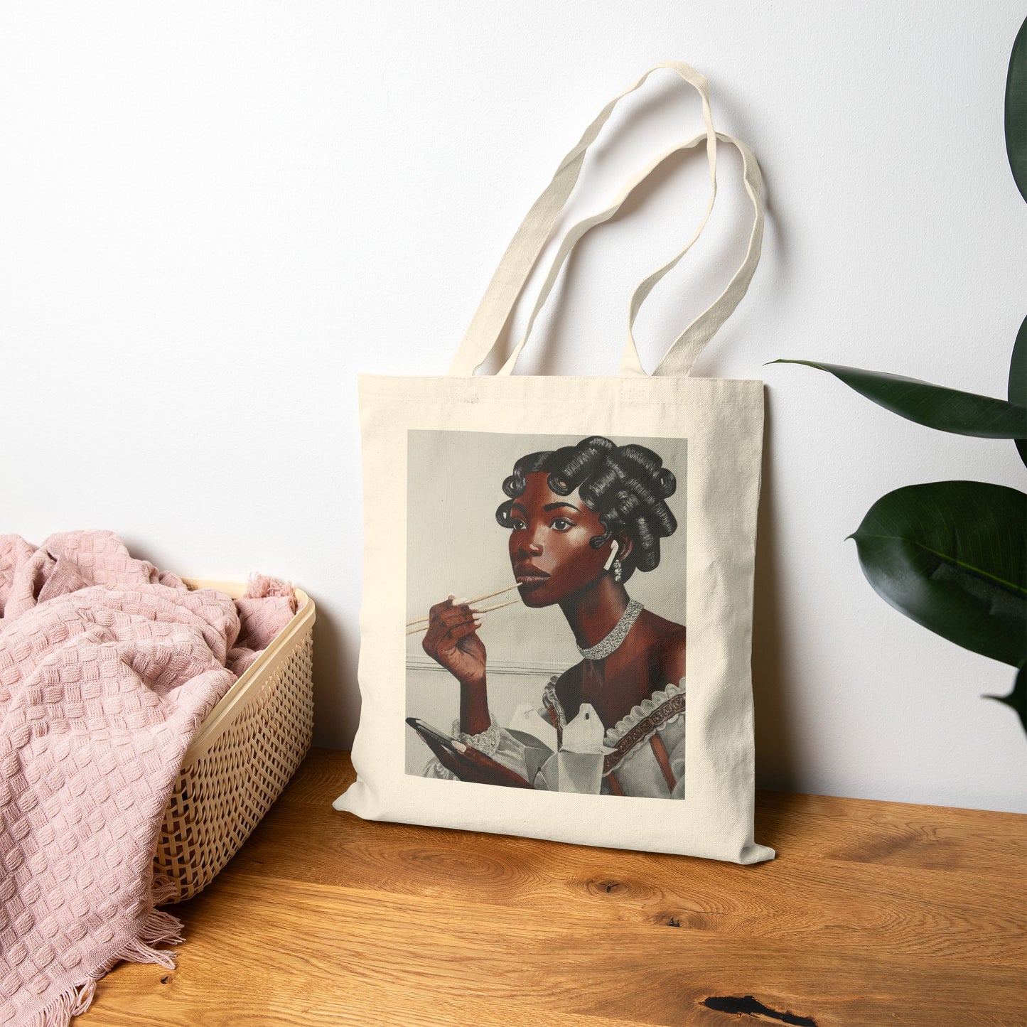 Our Lady of Leftovers Cotton Canvas Tote Bag