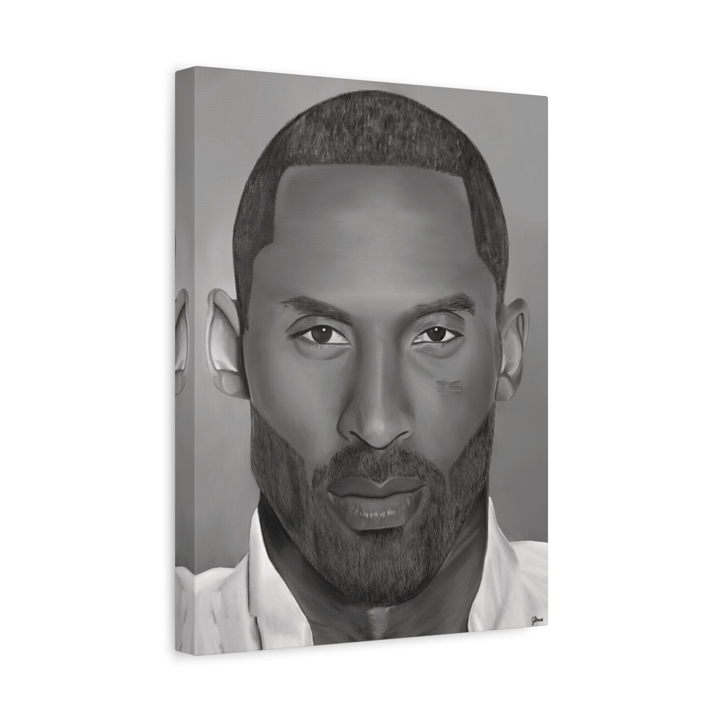 Black Mamba Matte Canvas, Stretched