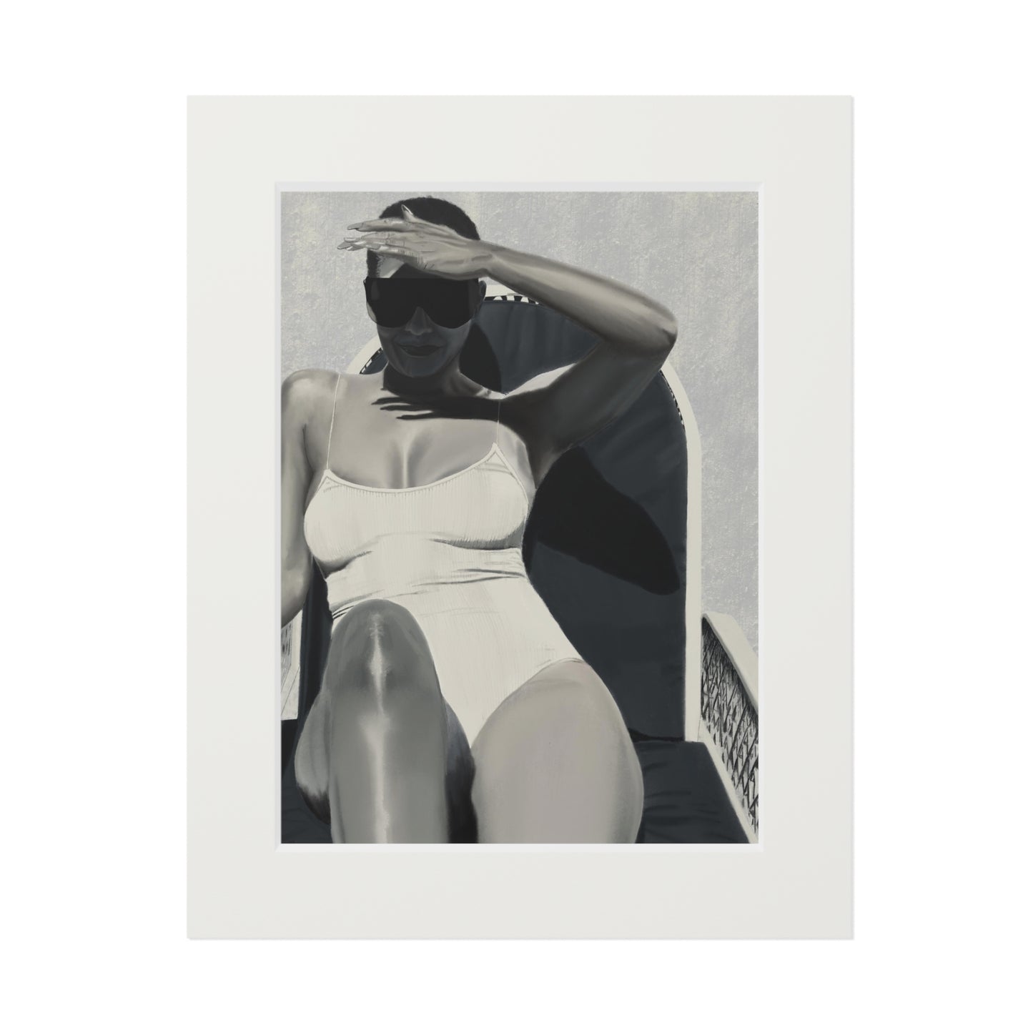 Tracee Fine Art Prints (Passepartout Paper Frame)
