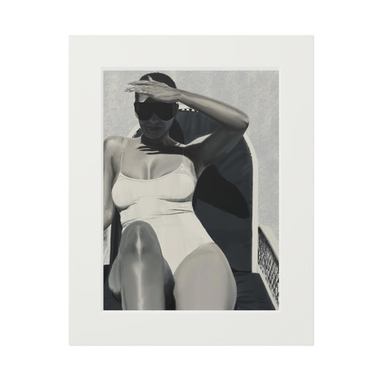 Tracee Fine Art Prints (Passepartout Paper Frame)