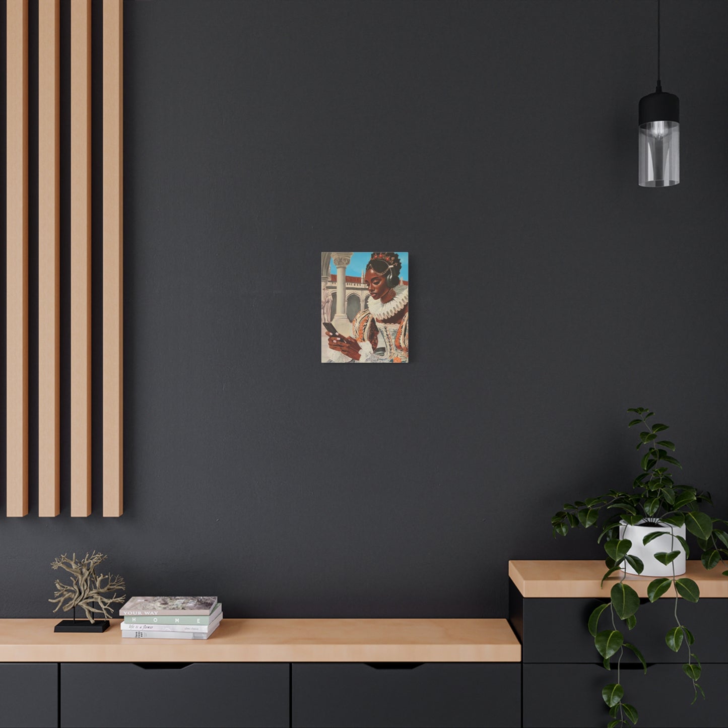 The Queen's Scroll Matte Canvas, Stretched
