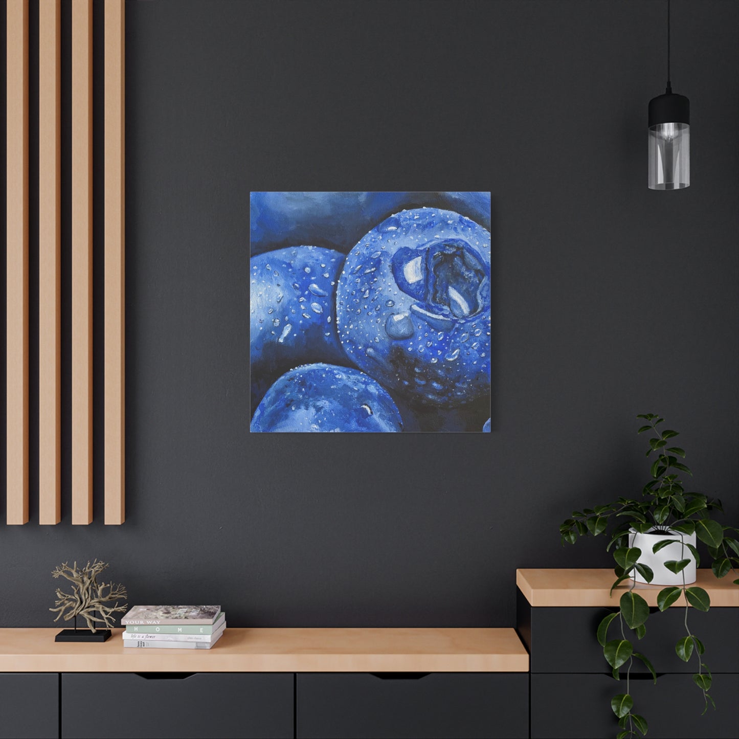 Blueberry Delight Matte Canvas, Stretched, 1.25"