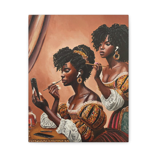 Fashionably Late Matte Canvas, Stretched
