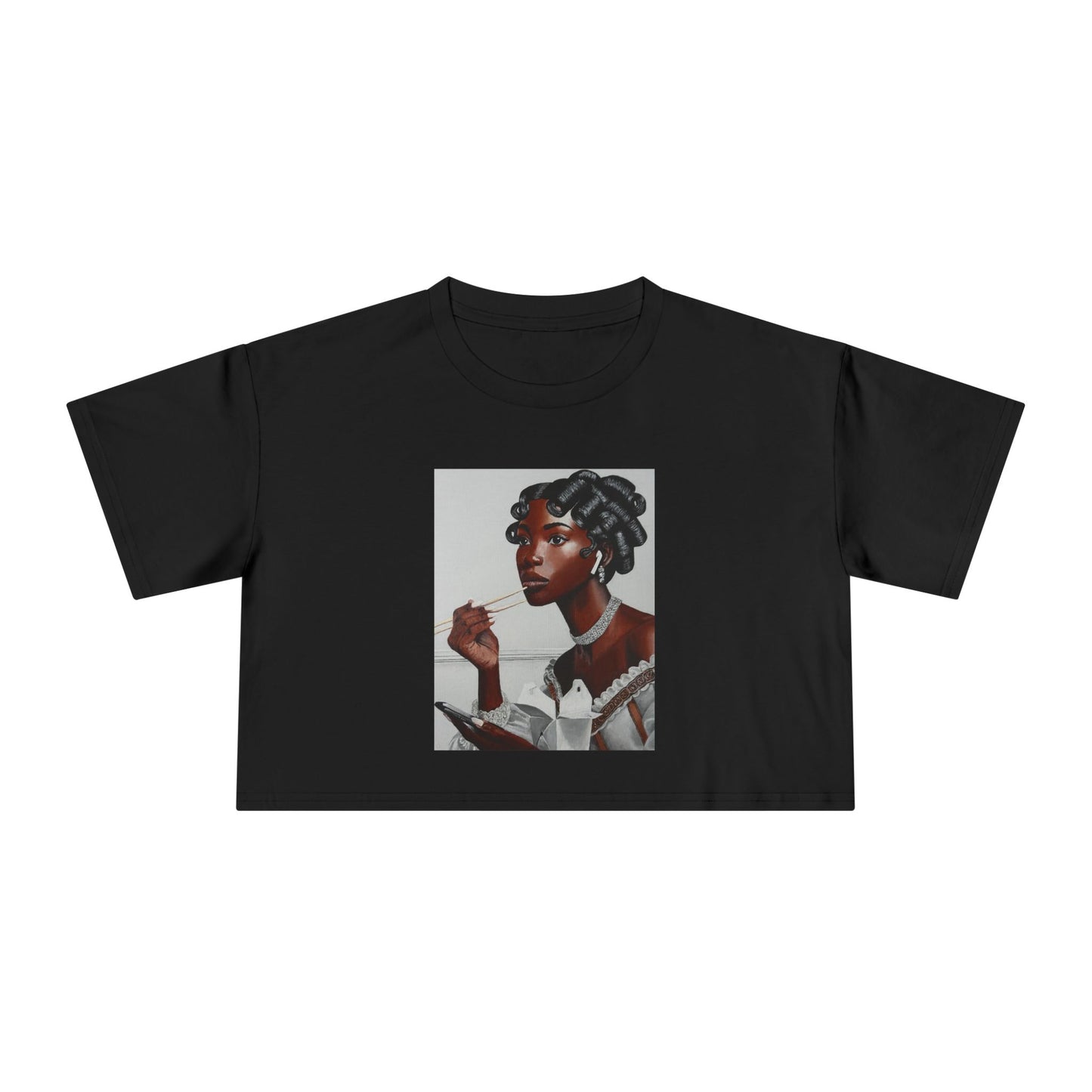Our Lady of Leftovers Women's Crop Tee