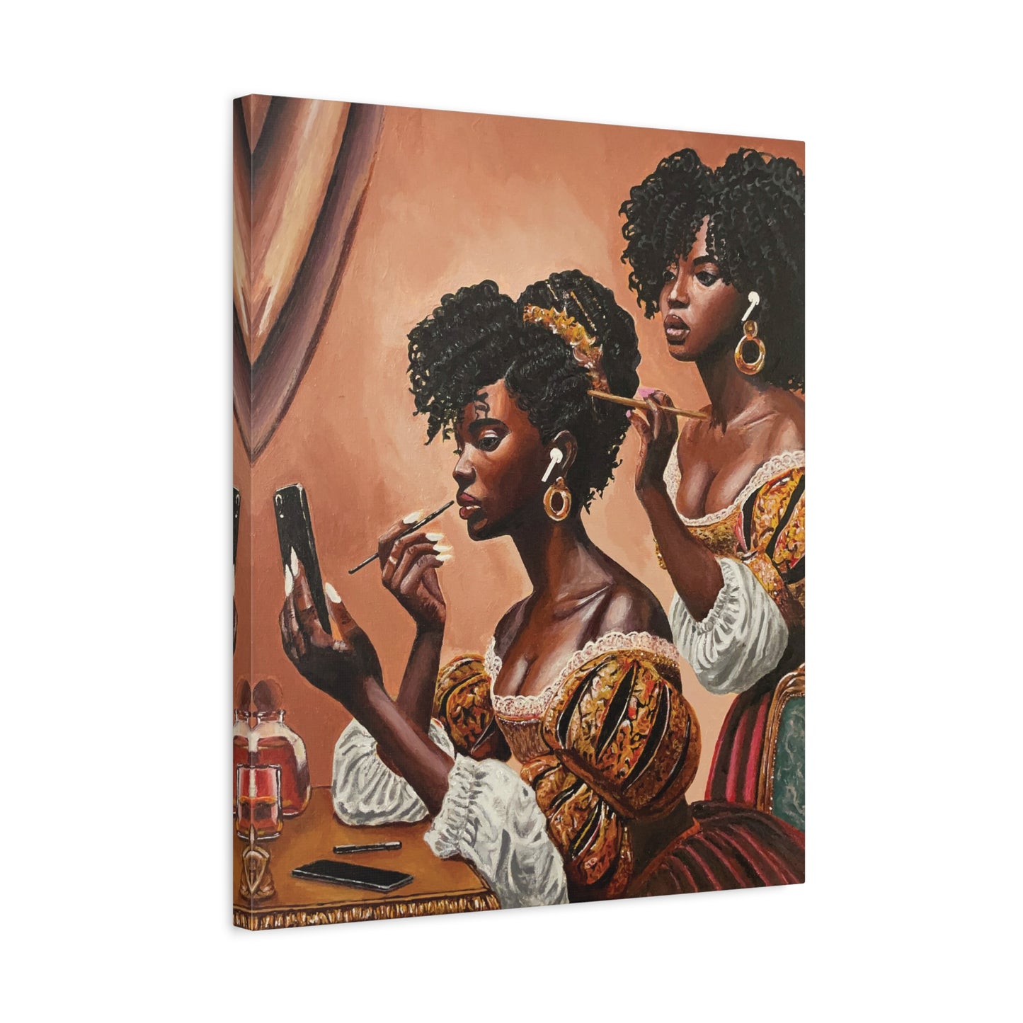 Fashionably Late Matte Canvas, Stretched