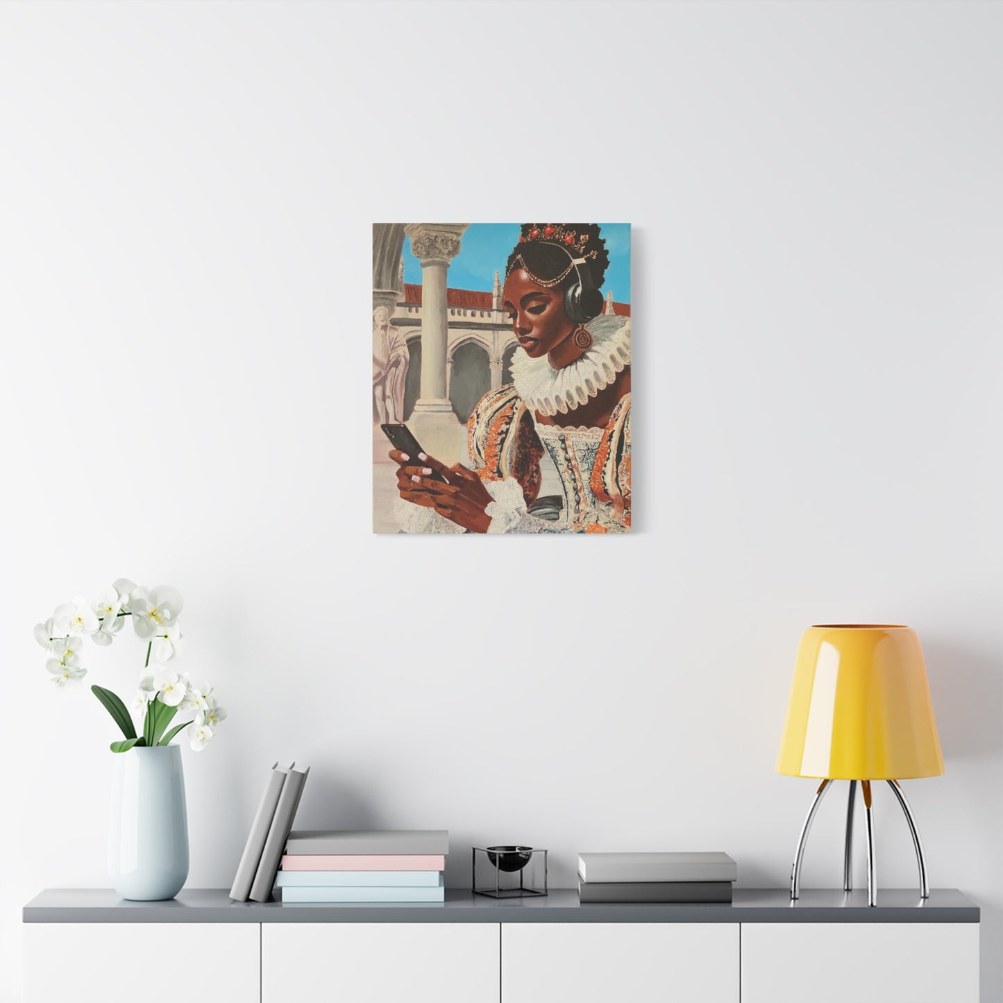 The Queen's Scroll Matte Canvas, Stretched