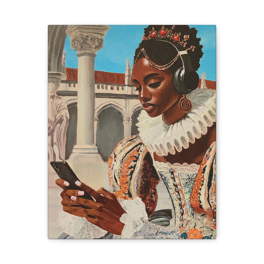The Queen's Scroll Matte Canvas, Stretched