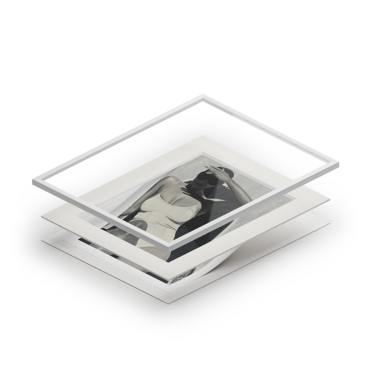 Tracee Fine Art Prints (Passepartout Paper Frame)