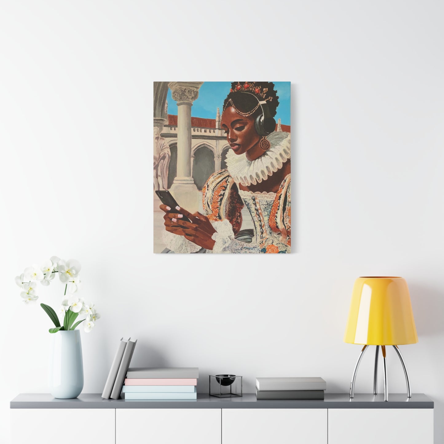 The Queen's Scroll Matte Canvas, Stretched
