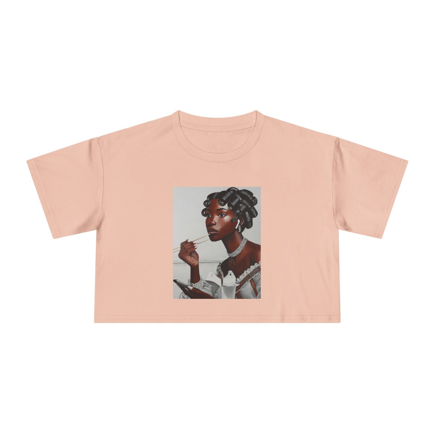 Our Lady of Leftovers Women's Crop Tee