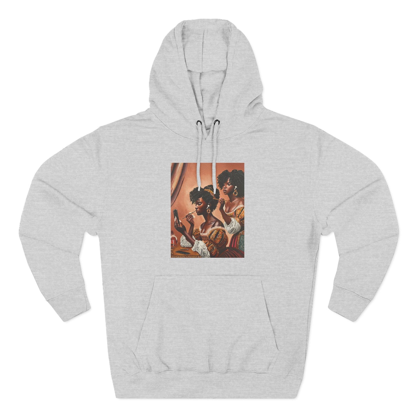 Fashionably Late Three-Panel Fleece Hoodie