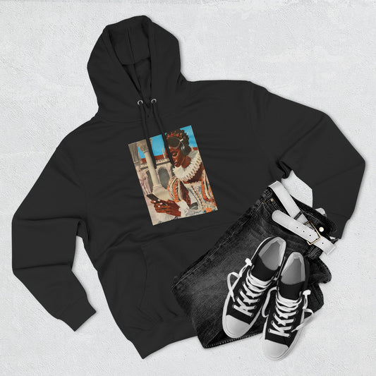 The Queen's Scroll Three-Panel Fleece Hoodie