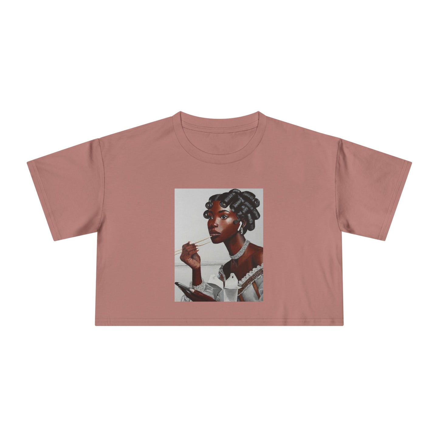 Our Lady of Leftovers Women's Crop Tee